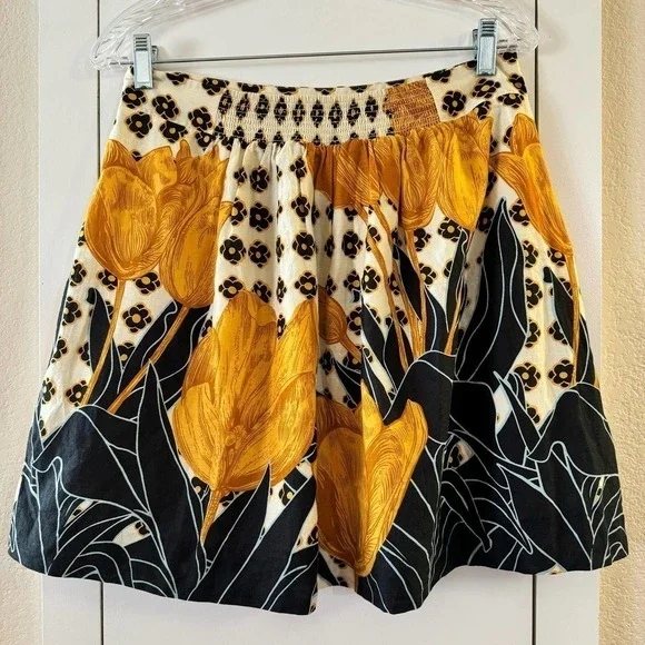 Anthropologie Edme & Esyllte Floral Skirt Size Small - Picture 6 of 9